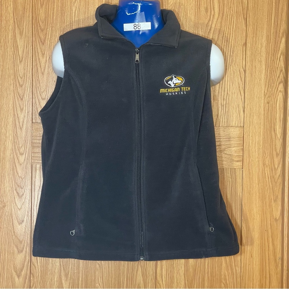 Black Michigan Tech Huskies Vest